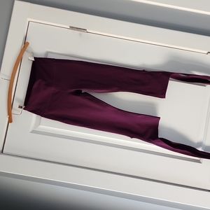 Dark plum purple Fabletics Pure Lux capri legging!